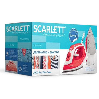 Утюг SCARLETT SC-SI 30 P15 красный-5