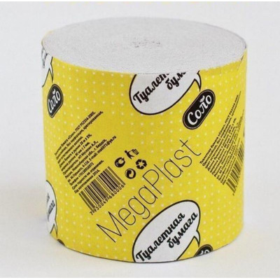 Бумага туалетная 'Соло', 1сл, 28м