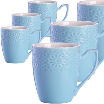 30910 Набор кружек на подставке LR 7х220мл-3