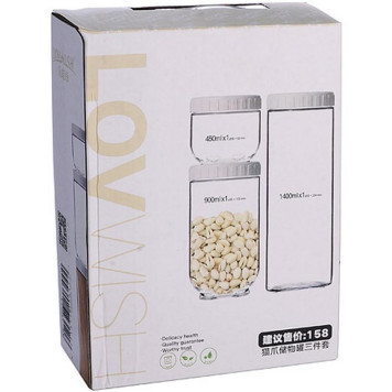 Набор банок для сыпучих 6пр MB 31203-3