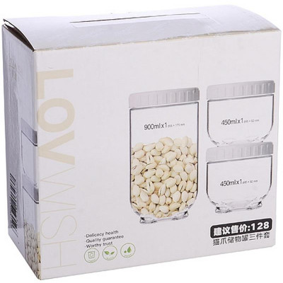 Набор банок для сыпучих 6пр MB 31204-3