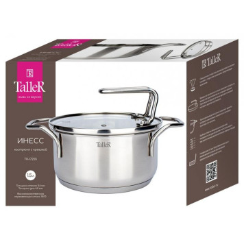 Кастрюля Taller TR-17255 (1.5л) Инесс-4