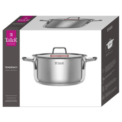 Кастрюля Taller TR-17274 (5.0л) Тенденси-2