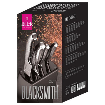 Набор ножей Taller TR-22087 (5 предметов) Блэксмит-2