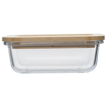 Контейнер для продуктов Taller TR-38131 с бамбуковой крышкой-1