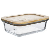 Контейнер для продуктов Taller TR-38132 с бамбуковой крышкой