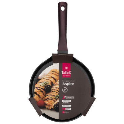 Сковорода блинная Taller TR-44103 (24см, б/крышки) Аспайр-3