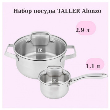 Набор посуды Taller TR-99304 (4 предмета) Alonzo-2