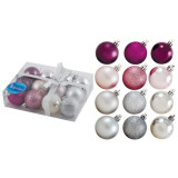 001273 Набор шаров 'Жемчуг' d4см (12шт)