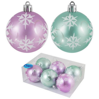 003329 Набор шаров SYCB17-318 d8см (6шт)