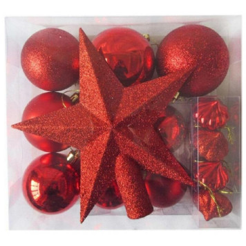 003371 Набор Шары + звезда SYCB17-516 18 шт/набор