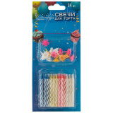 007145 Свечи для торта 'Волшебная страна' (24шт)