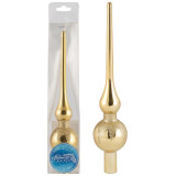 007504 Верхушка на елку 'Пика' золотой