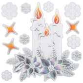 007829 Наклейка интерьерная ' Рождество' 