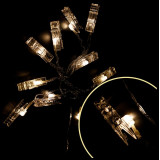 007856 Гирлянда 'Прищепки' на батарейках