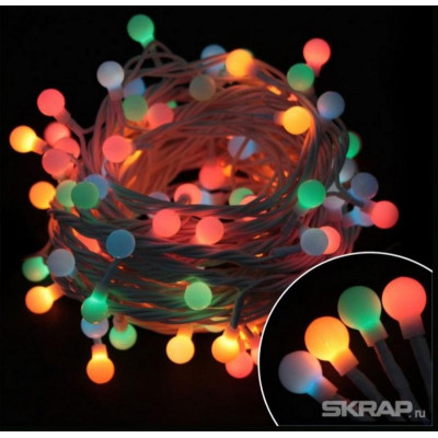 008238 Электрогирлянда ' Шарики' Bead-100-5-MC LED