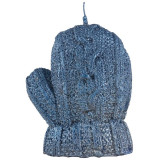 008335 Свеча 'Варежка' синяя (лак)