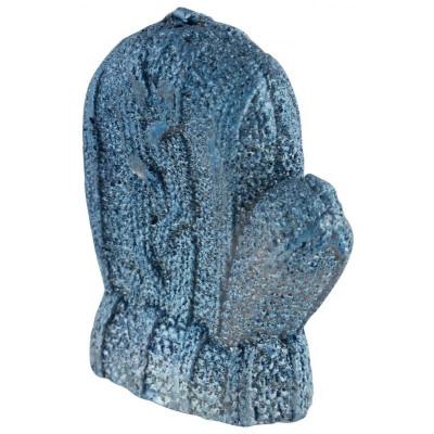 008335 Свеча 'Варежка' синяя (лак)-1