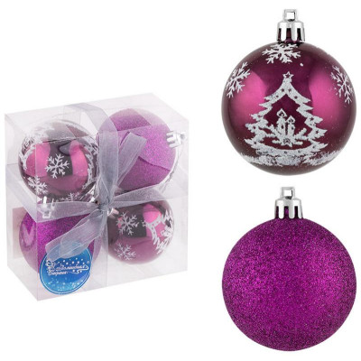 102163 Набор шаров PB6-4TDG-P d6см (4шт)