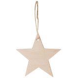 103443 Украшение декоративное 'Звезда' 8х8см (фанера)