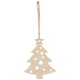 103446 Украшение декоративное 'Елочка' 8х6см (фанера)