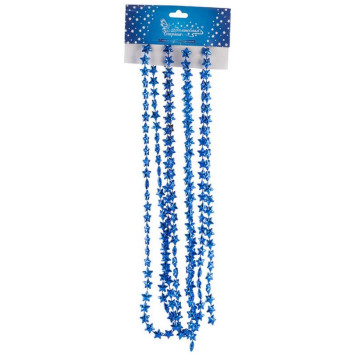 104062 Бусы ' Звездочки' цвет синий