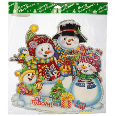 106404 Наклейка 'Компания снеговичков' SYTHA- 2823026-1