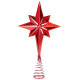 108606 Верхушка на елку ' Рождественская звезда' цвет красный