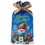 109722 Пакет подарочный с затягивающей лентой 'Снеговик' (10шт) 22.5х34см