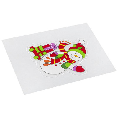 110097 Наклейка интерьерная 'Снеговик'-1