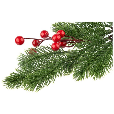 110600 Украшение декоративное 'Ветка с ягодами' 47см-2