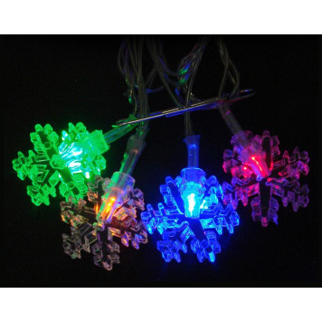101576 Электрогирлянда ' Снежинки' SF-100-5-MC-1