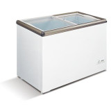 Морозильный ларь WILLMARK FSL-350X-4 (320л.,до -24С, стекл. дверь, 2 корз.,замок, белый, гар.3 года)