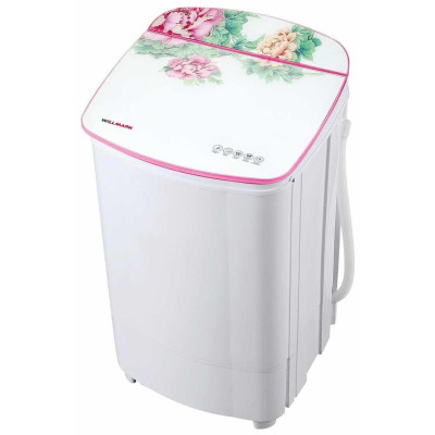 Центрифуга WILLMARK SD-68GS (загрузка белья 6.8кг, стеклян.крышка, 1300 об./мин.бар. из нерж.стали)