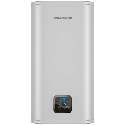 Водонагреватель WILLMARK WWH-80SFS U PRO (80л, 2000Вт, нерж.сталь, универс.монтаж, 7лет гар.бака, серый)