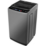 Стиральная машина WILLMARK WMA-892GD (автомат, 8кг, верт.загрузка, стекл.крышка, 2 нал. отв., серая)