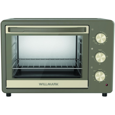 Мини-печь WILLMARK WO-301GB (30л, таймер, 4 линейных ТЭНа, реж.беспрерывн.раб, беж/серый, 1600Вт)