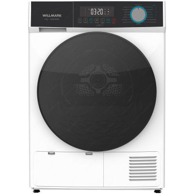 Сушильная машина WILLMARK WDM-8029W (8кг, тепл. нас., 16 реж., диспл., сенсор., А+, подкл.к сливу, бел.)