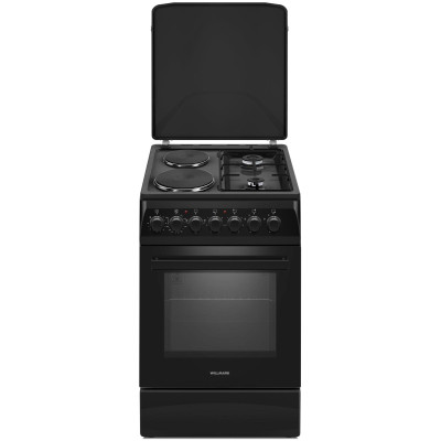 Плита комбинированная WILLMARK CS-5624 (2 газ./2 эл, эл.дух., таймер, ящик, эл.подж, газ контр, 50х60)