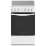 Плита электрическая WILLMARK VC-5642W (59л, стеклокерамика, эл. дух., 4 конф., таймер, белая)