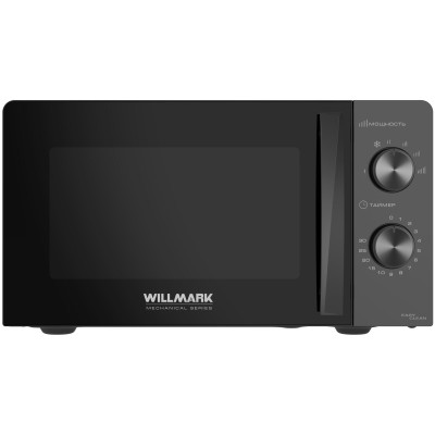 Микроволновая печь WILLMARK WMO-201MB (20л, 700Вт, 6 уров.мощности, разморозка, механич.ПУ, черн.)